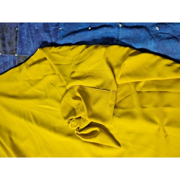 Women's ShortSleeve Maxi Dress, Size 58 in UAE or Size 24 in US - Mustard Yellow - Picture 13 of 13